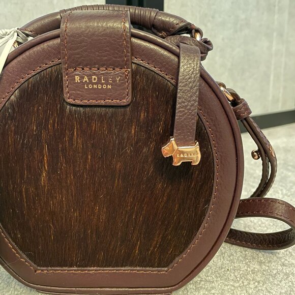 Radley London Witley Circle Calf Hair Crossbody Purse - Picture 2 of 13